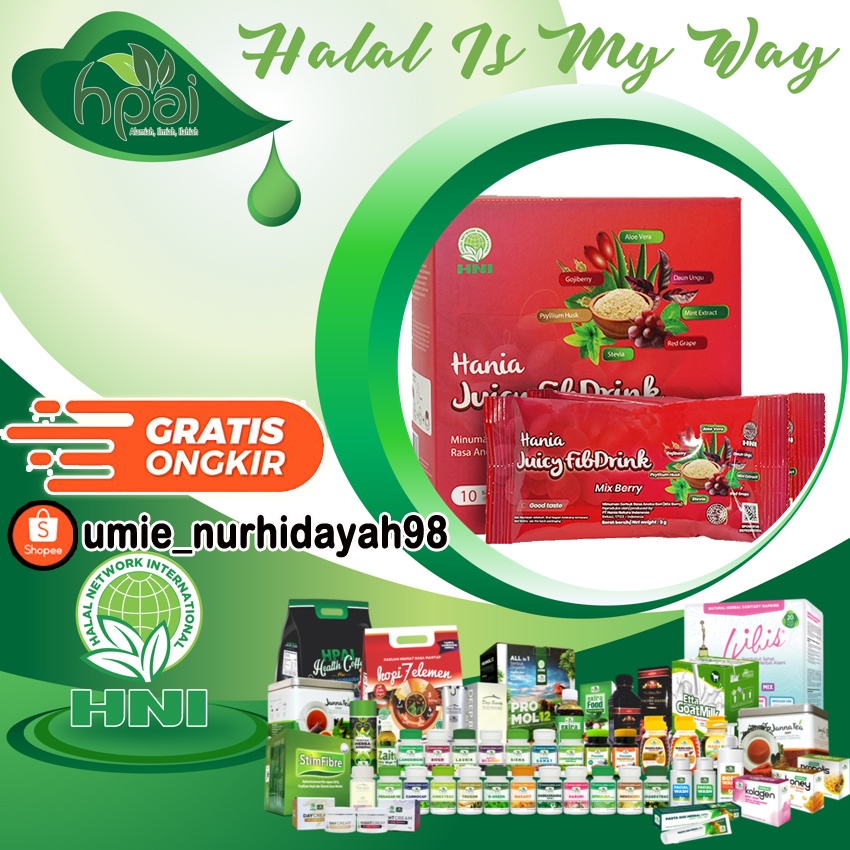 

HANIA JUICY FIBDRINK HNI HPAI