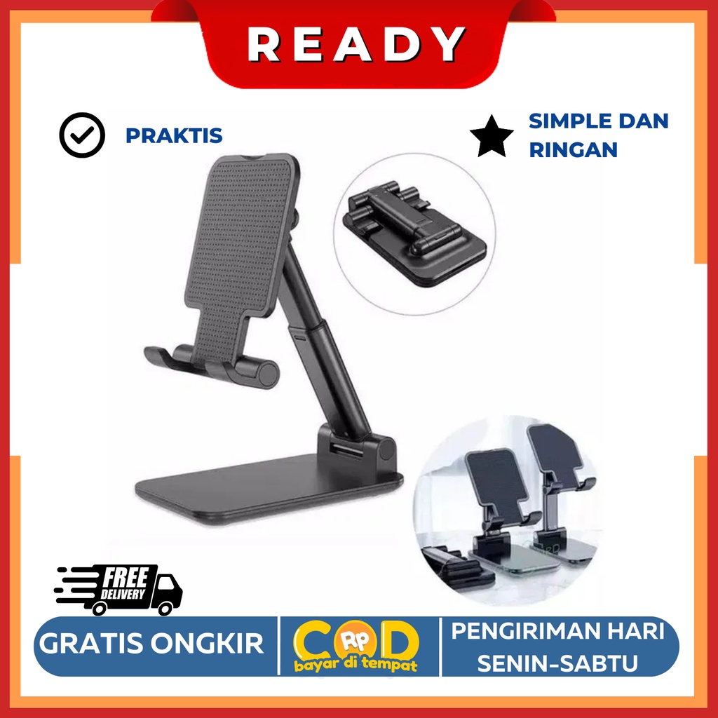 Holder HP HD-23/Phone Holder Stand HP Warna Hitam ( Black )