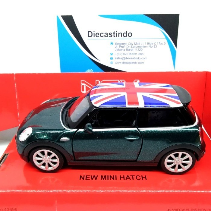 MINIATUR MOBIL COOPER - PAJANGAN DIECAST MOBIL MINI COOPER S NEW TERLARIS
