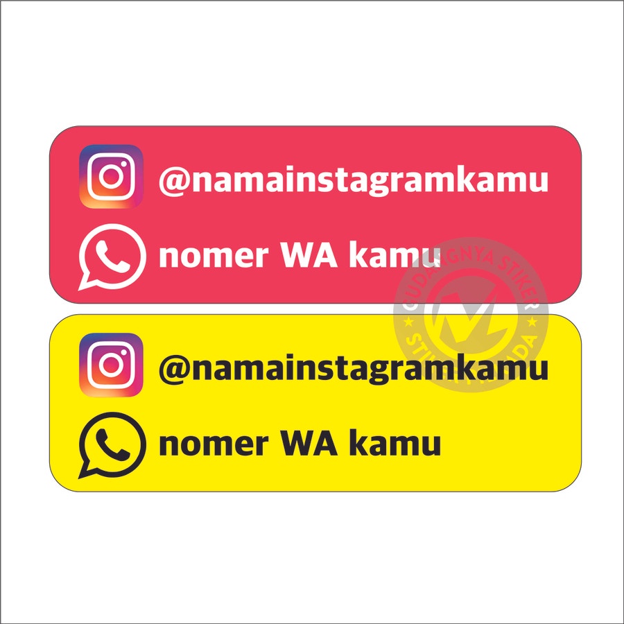 

STIKER VINYL PROMOSI (CUSTOM, W4, 1G/F8 TULIS DI CHAT/CATATAN)