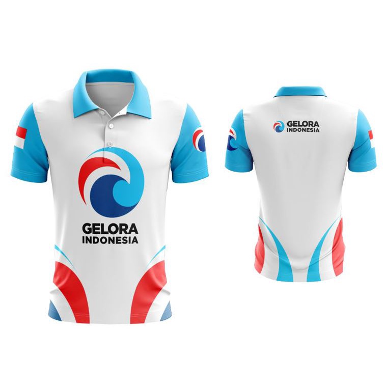 Partai GELORA / Kaos Polo Berkerah Partai Gelora Gelombang Rakyat