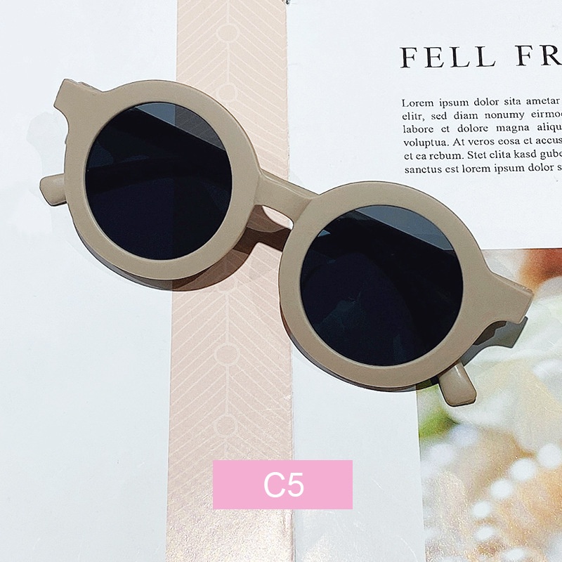 FYGALERY K713 Kacamata Fashion Anak Polos Kids Sunglasses Korea Style Cute Murah