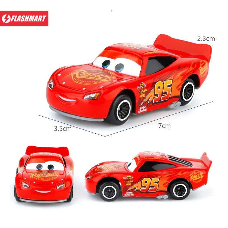 Flashmart Mainan Anak Disney Cars Lightning McQueen Set 7 in 1 - SK70327