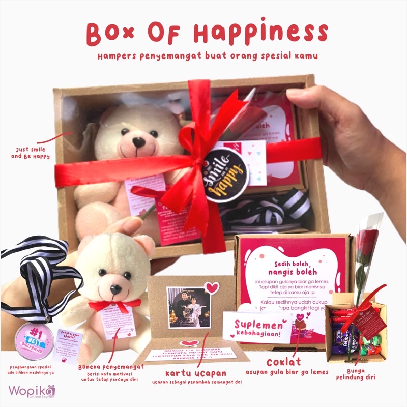 KADO BOX OF HAPPINESS | kado valentine, anniversary, birthday dll