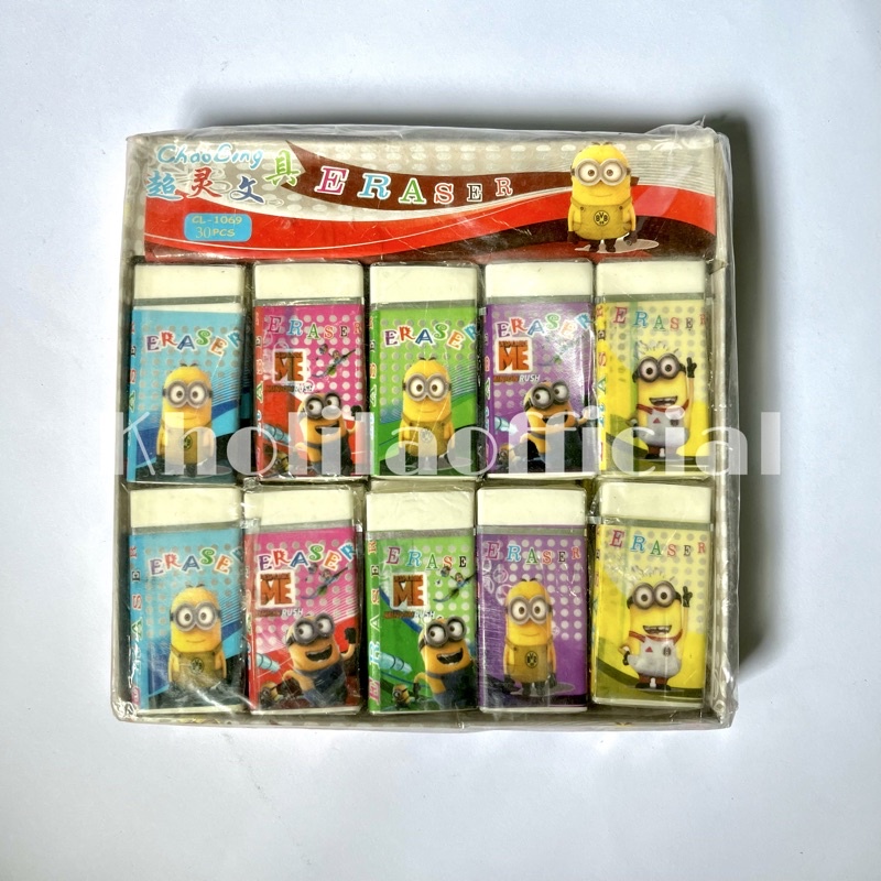 

PENGHAPUS ChaoGing CL-1069 KARAKTER ISI 30 PCS