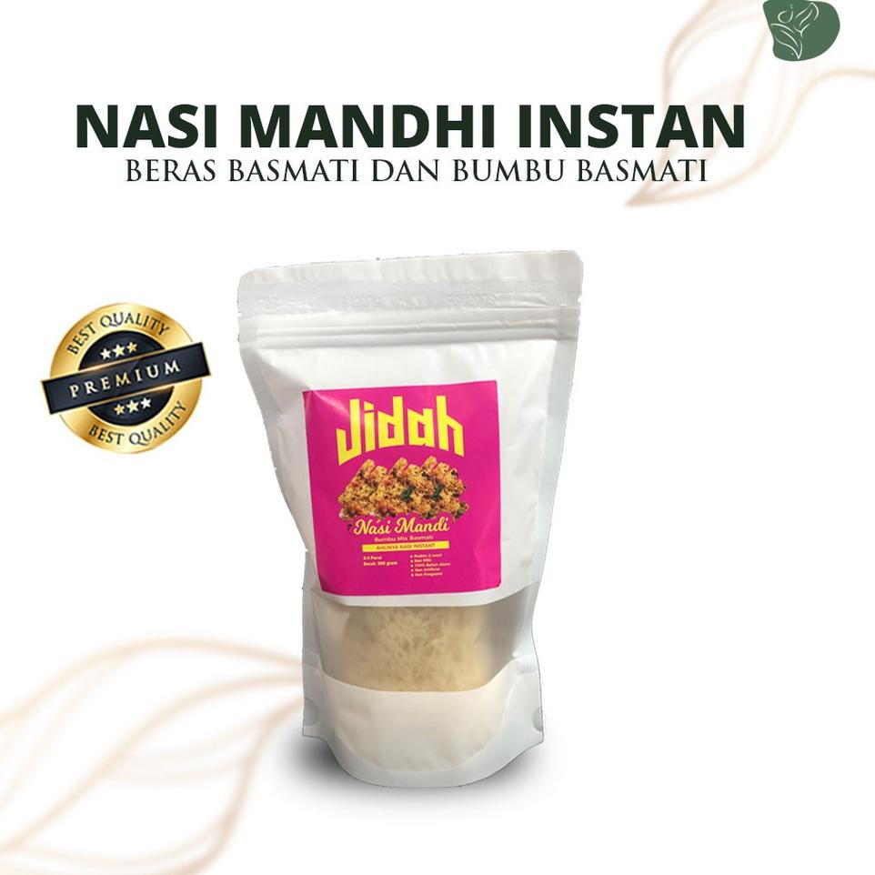 

♧ Nasi Mandhi Instan Porsi 4-5 Orang | Beras Basmati dan Bumbu Basmati | Nasi Mandi Instan Original ➩