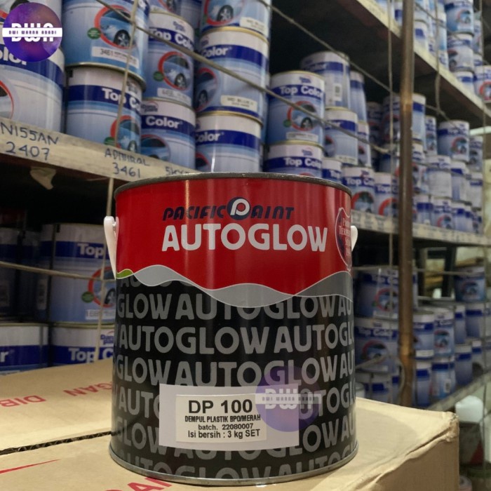 Terlaris Plamir Dempul Autoglow/ Dempul Glasit/ Dempul Plastik Dp 100 Galon