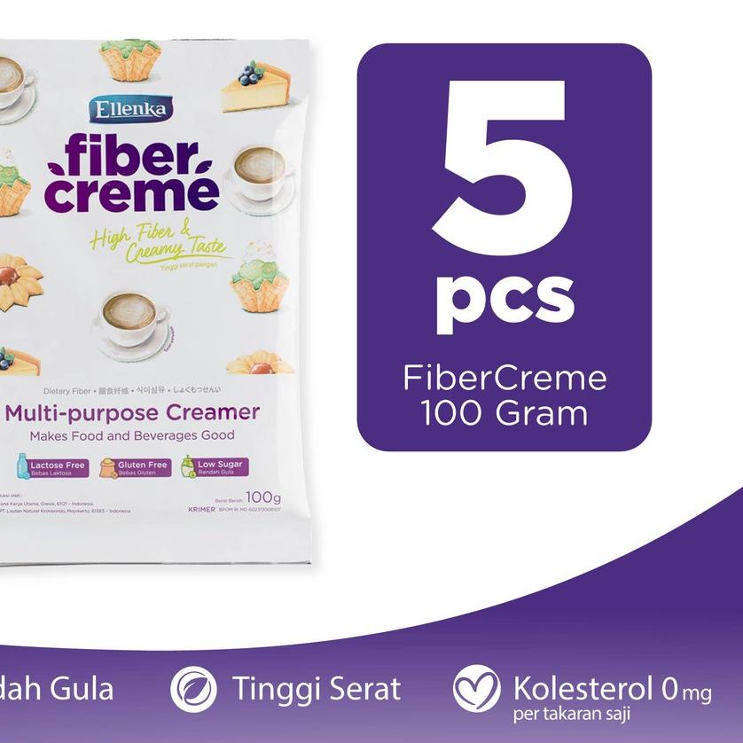 

☪ FiberCreme Sachet 100gr - 5 Pcs ☼