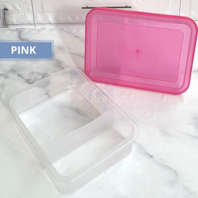 Lunchbox / Kotak Makan Plastik Sekat 2 Miko