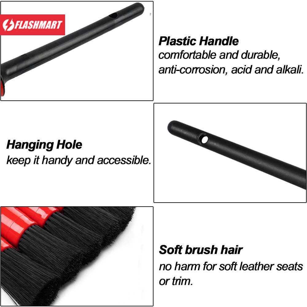 Flashmart Sikat Pembersih Interior Mobil Duster Brush 5 PCS - Q129