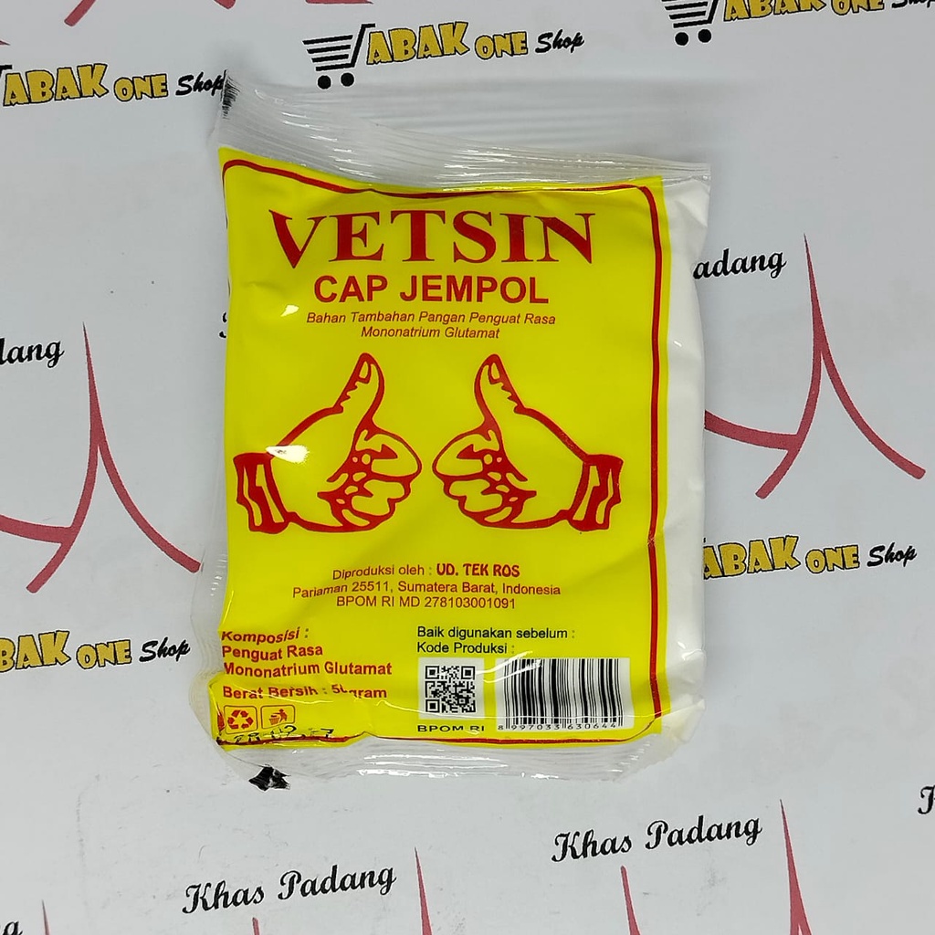

Vetsin Cap Jempol