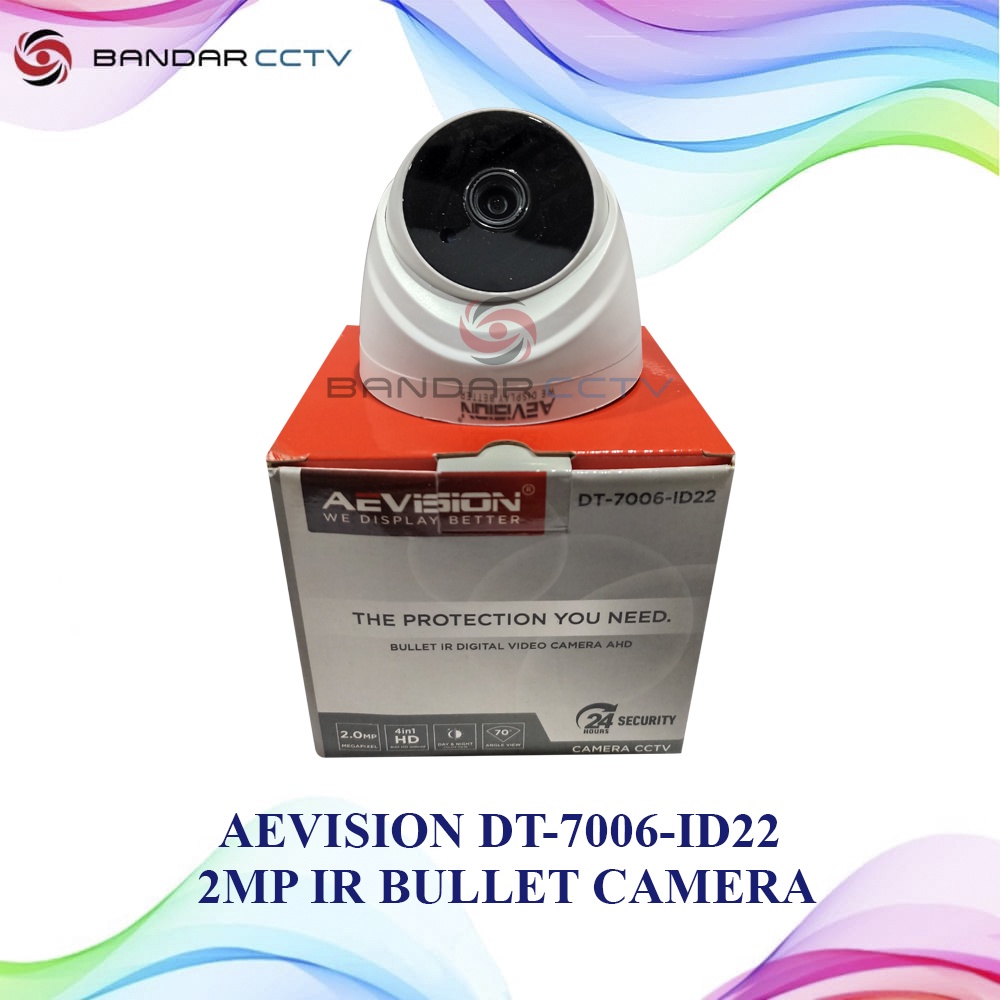 Aevision IR Bullet Camera 2MP INDOOR Camera DT 7006 ID22