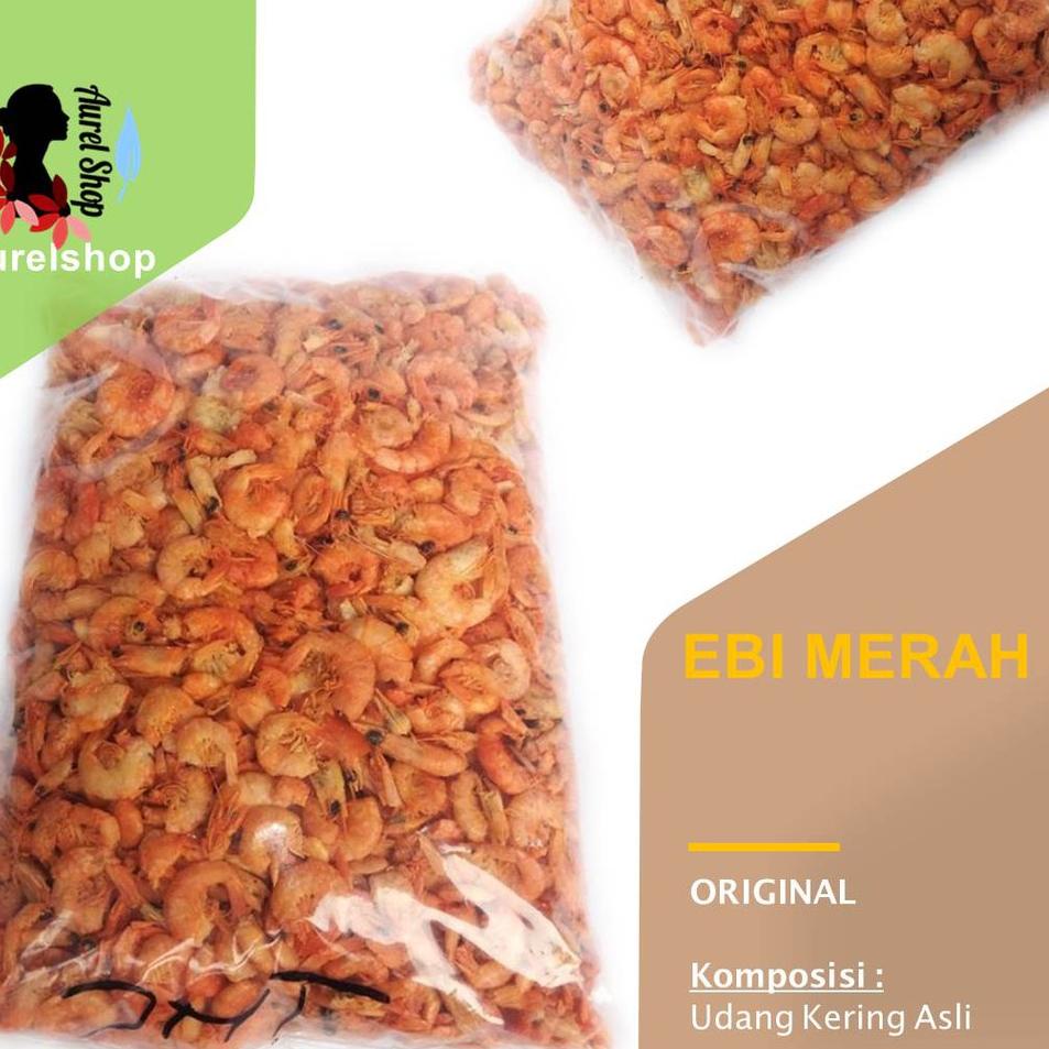 

Sale plus Ebi Kulit Merah Udang Kering 250gr, 500gr, 1 kg (ada kulit, ekor dan kepala udang)