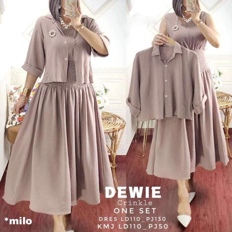 Fashion MUSLIM, baju wanita, baju stelan wanita, setelan, stelan, Baju stelan, fashion wanita, one set. Dewie One Set