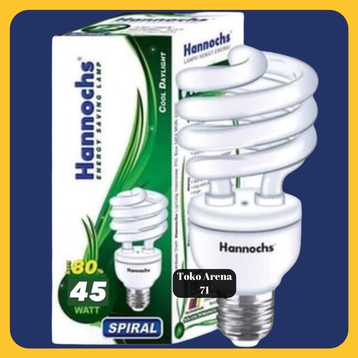 Termantab] Hannochs Lampu Spiral 45 W 45 Watt