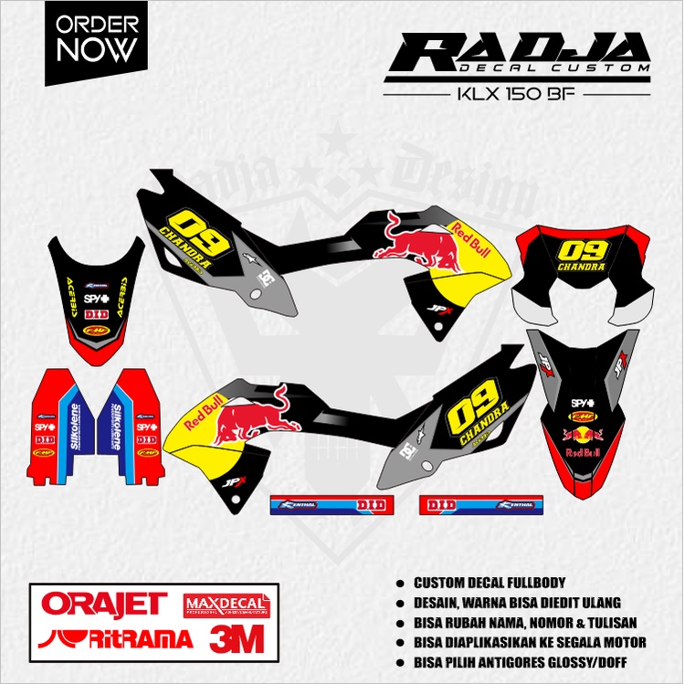 DECAL KLX 150 BF FULLBODY (001) DEKAL STIKER KLX G/EXTREME/SE/NEW 2016 2017 2018 2019 2020 2021 2022