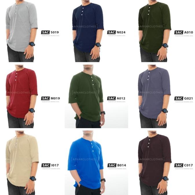 BAYAR DITEMPAT Koko Kurta Kaos SAC Qomishu Original /BAJU KOKO PRIA/BAJU KOKO DEWASA/BAJU KOKO ANAK/