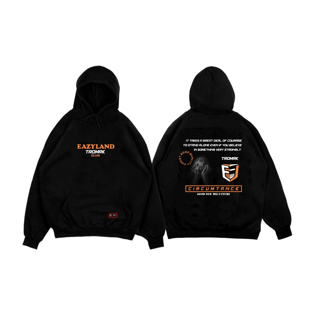 EAZY LAND Hoodie pria distro original bahan tebal