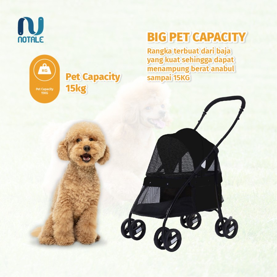 Notale Adagio Pet Stroller Foldable NTL-PS102 / PC102