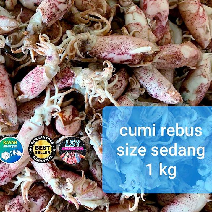 

Termurah⚡️⚡️-ikan asin cumi rebus / sotong rebus size sedang 1kg