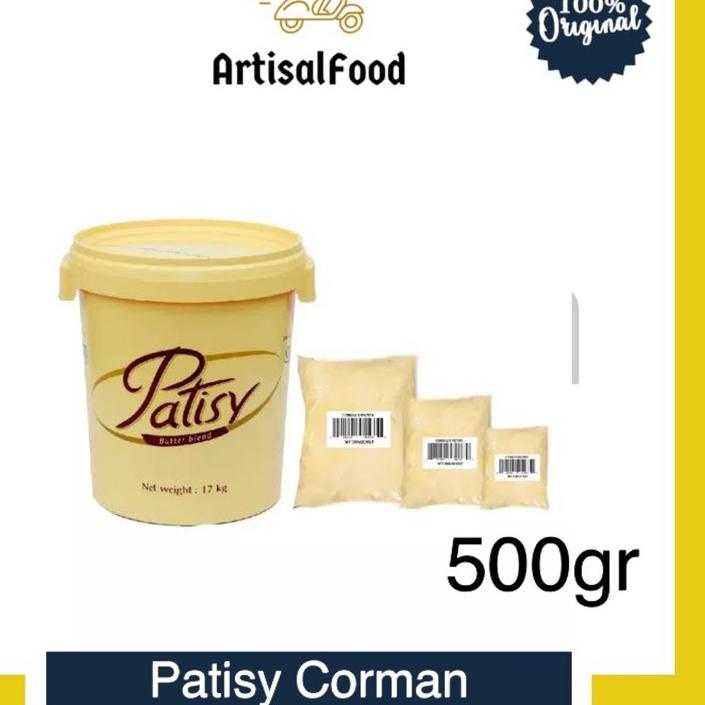 

♙ Butter Mentega CORMAN PATISY 500gr Room Butter kiloan 500 gr ➧
