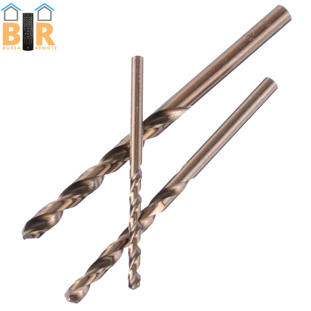 Mata Bor Besi Baja Hss 1MM-13MM Bahan Cobalt M35 Twist Drill Bits Tct Lurus Besi