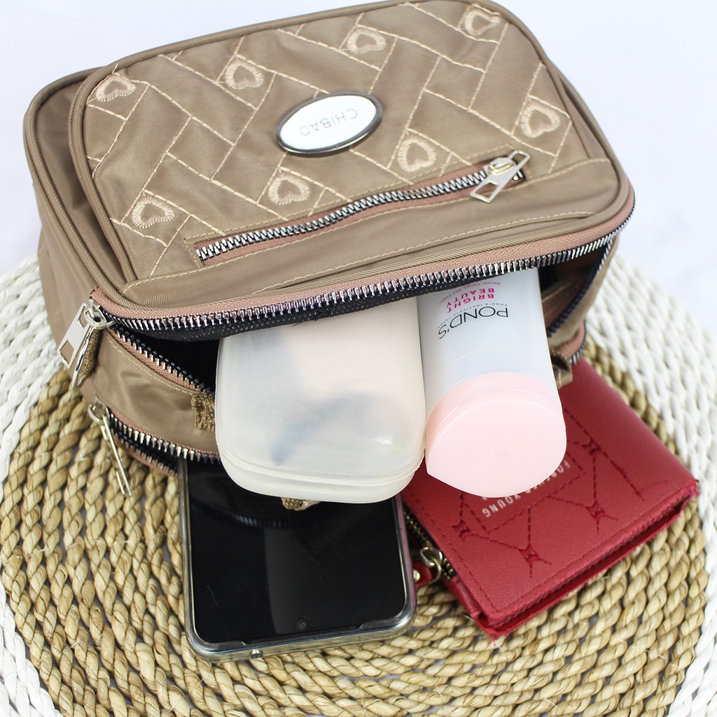 TUAH SLIMBAGS / HARGA GROSIR / Tas Selempang OvaL 3 Ruang Series High quality IW -44 / Tas Selempang Wanita / Tas Jinjing Wanita / Tas Wanita korean Style / Tas Wanita Terbaru Kekinian &amp; Terlaris