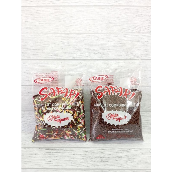 

Safari Cokelat Compound Butir 100g