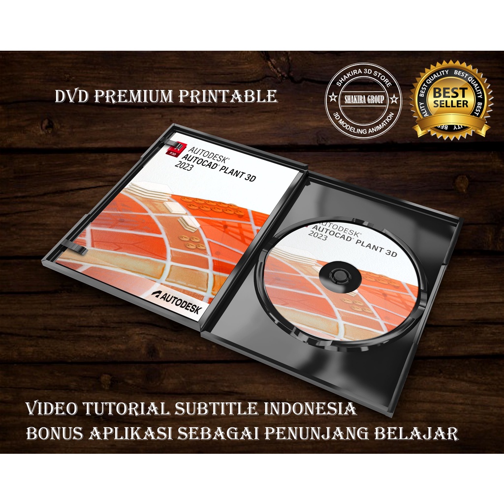 AutoCAD Plant 3d 2023 Video Tutorial Mastering SUBTITLE BAHASA INDONESIA DVD