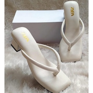 Sandal wanita remaja heels -moca