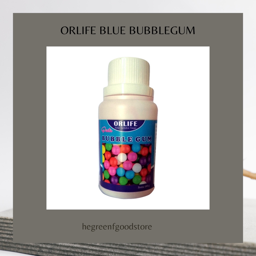 

Pasta Rasa Blue Bubblegum Atau Permen Karet Biru 100 Gram Orlife