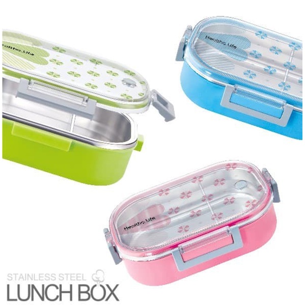 LUNCH BOX 2 SEKAT STAINLESS TEDEMEI 6541