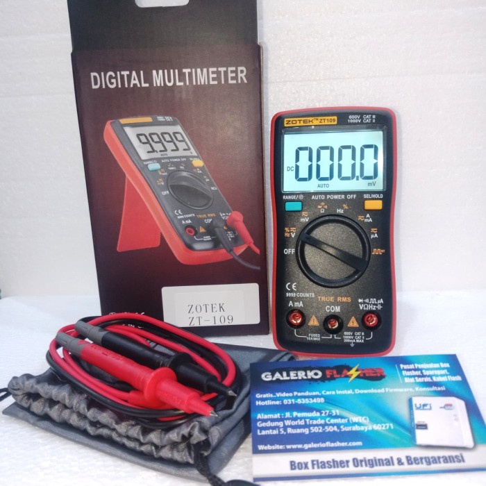 Multitester Multimeter Avometer Digital ZOTEK ZT-109