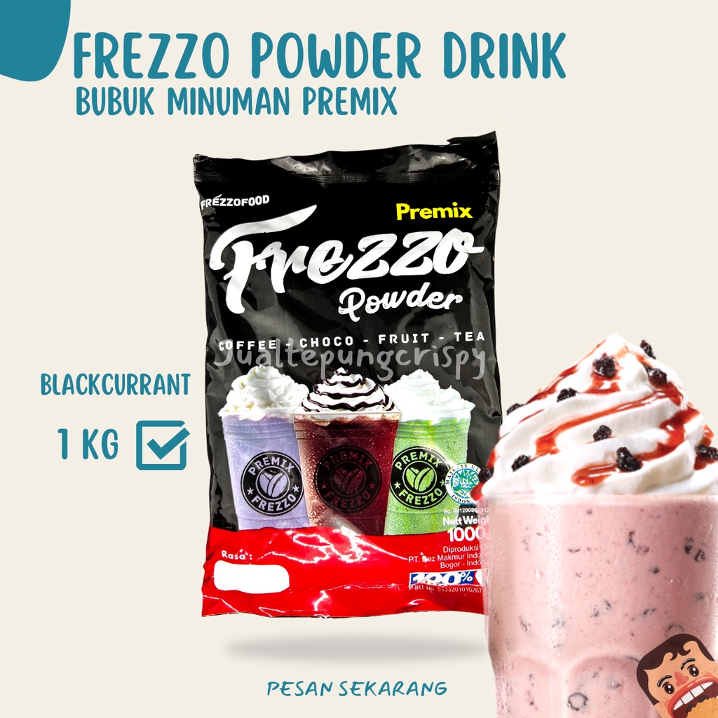 

Frezzo Bubuk Minuman Rasa Blackcurrant / Blackcurrant Powder Drink 1 Kg