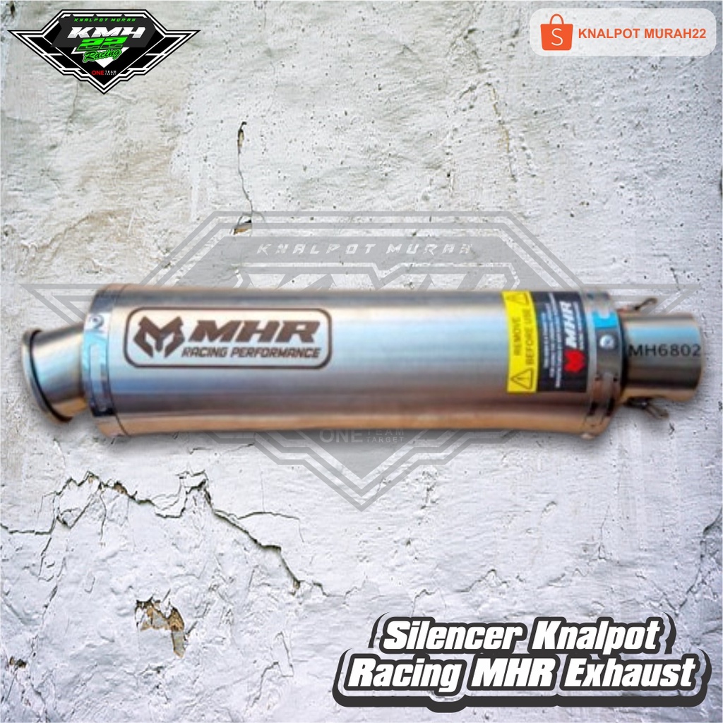 JUAL Knalpot Racing MHR Exhaust  Silincer Only inlet 50mm High Quality