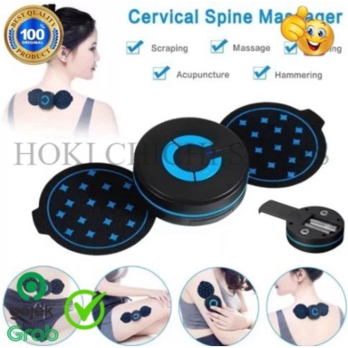 Unik YOVIP Alat Pijat Mini Portable EMS Leher Neck Cervical Massager ORI CC Berkualitas