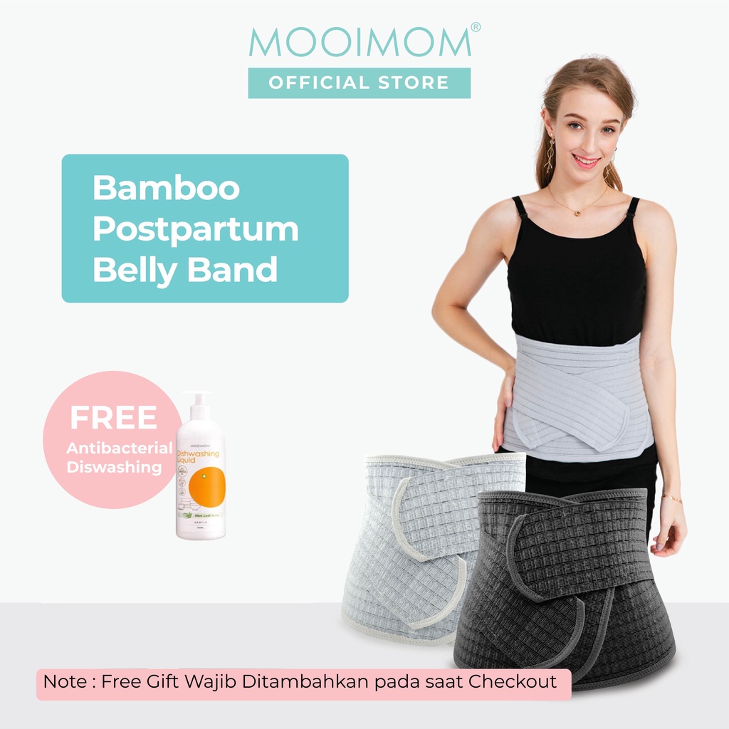 Jual [READY ORDER] MOOIMOM Bamboo Postpartum Belly Band Korset