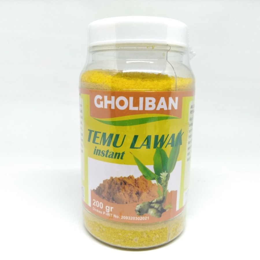 Temulawak instan gholiban, temulawak serbuk untuk maag dan anti virus