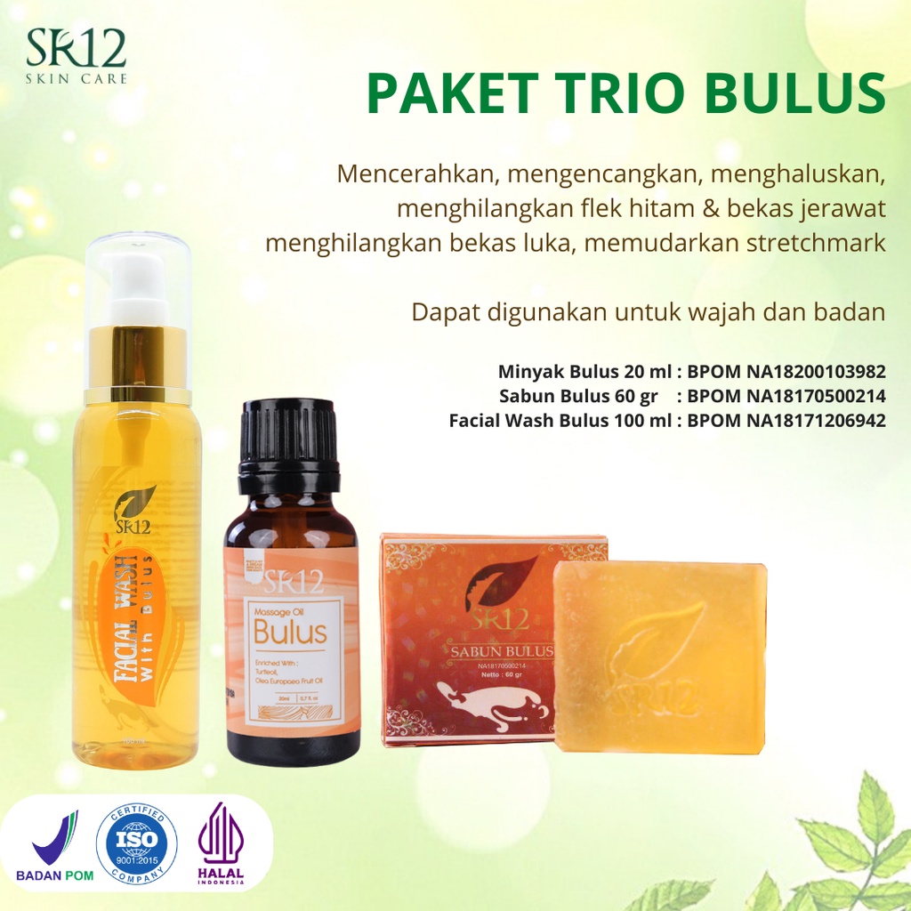 MINYAK BULUS ORIGINAL BPOM / TIDAK BAU AMIS WANGI MELATI / MASSAGE OIL / SABUN WAJAH / SABUN BADAN