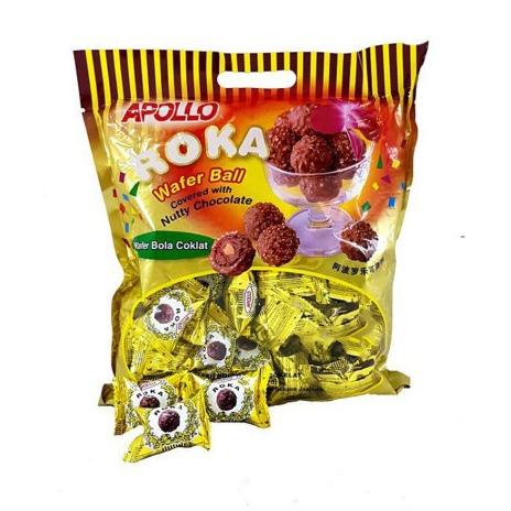 

☜ Terlaris Apollo Roka Coklat isi 50 pcs Roka Bola Cokelat ♟