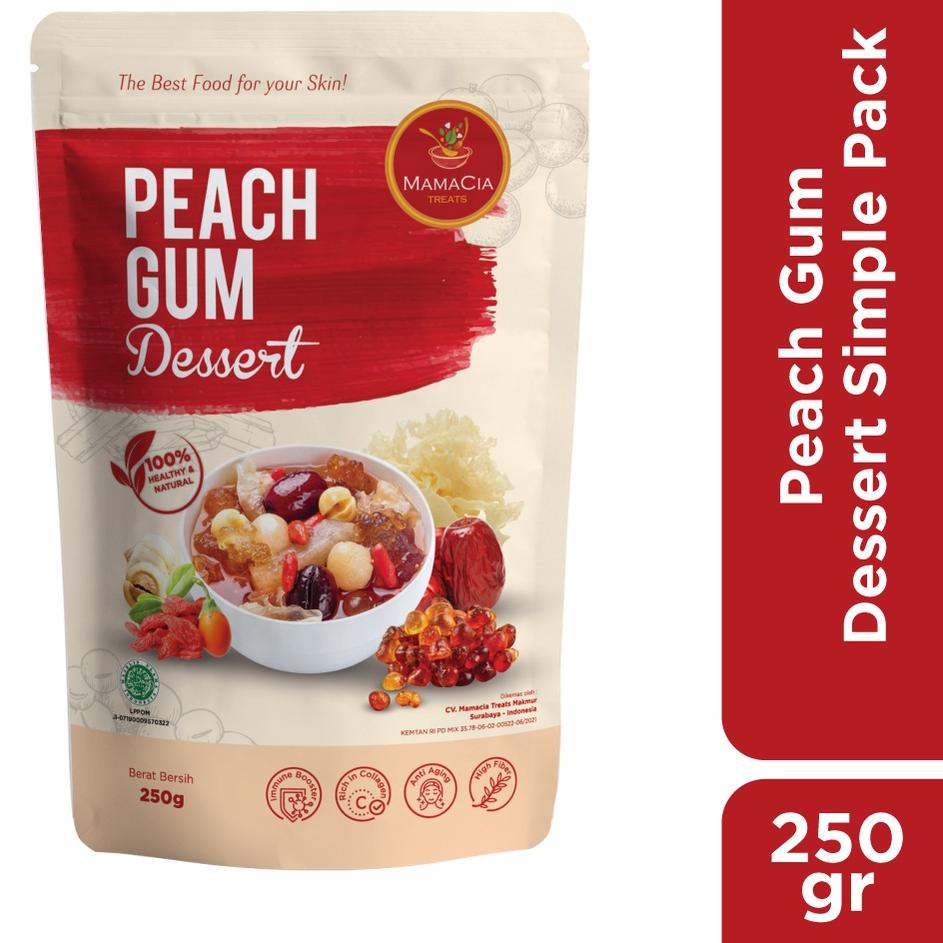

✸ Mamacia Treats Paket Peach Gum Komplit Kualitas Super Grade A+ / Tao Jiao / Simple Pack ➳