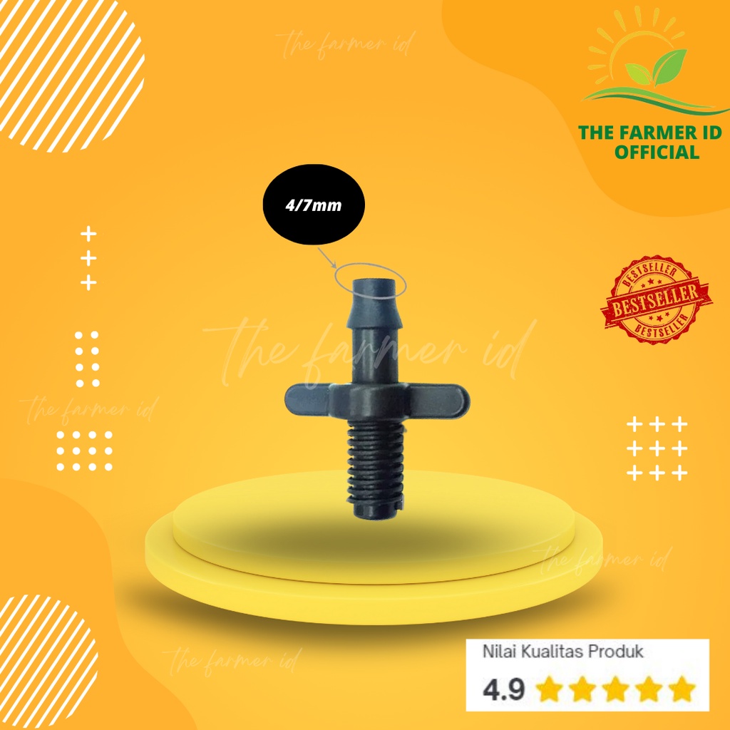 Nepel Ulir 7mm - Nippel Ulir 7 mm