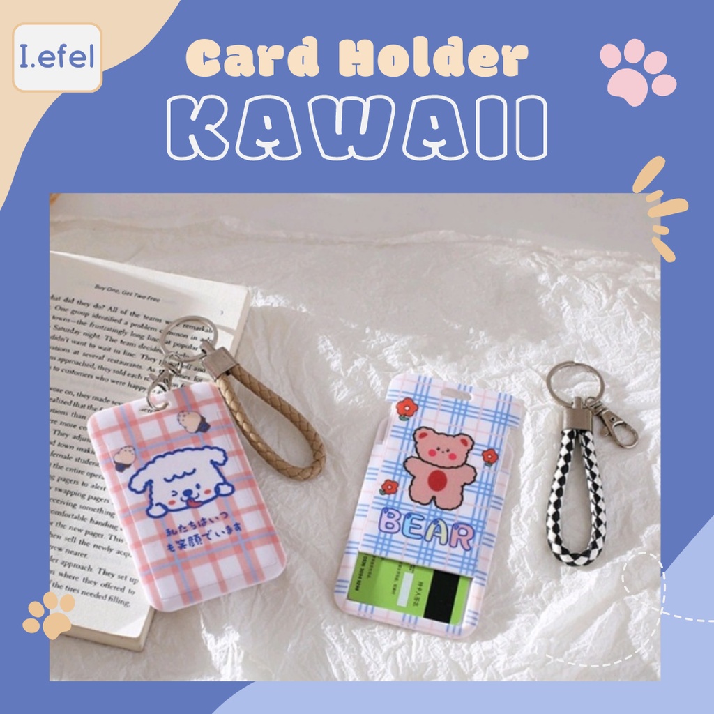 ID CARD HOLDER KPOP KOREAN KAWAII CUTE -I.EFEL-