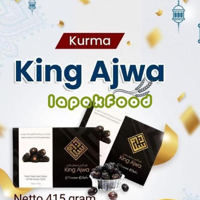 

KURMA KURMA PREMIUM KING SALMAN KING AJWA MURAH TERLARIS EL09I09A82L