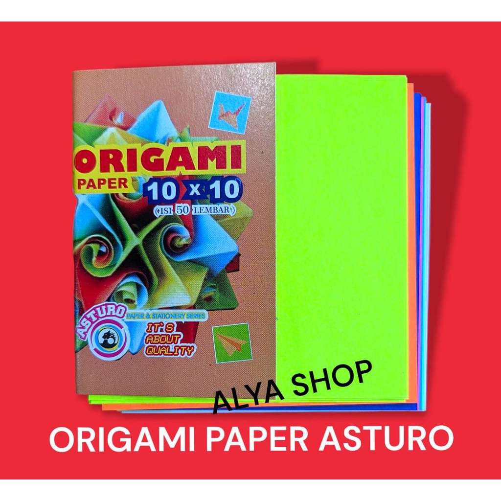 

Kertas Lipat / Kertas Origami ASTURO Ukuran 10x10