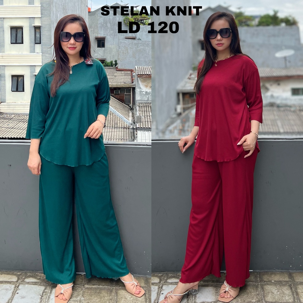 STELAN KNIT/RAJUT TEBAL DAN LEMBUT ADEM NECI PINGGIRAN SR1125