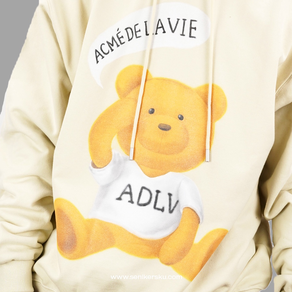 ADLV Speech Baloon Bear Beige Hoodie