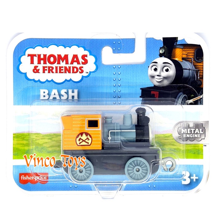 BASH- THOMAS AND FRIENDS METAL ENGINE KERETA THOMAS DUS BARU TERLARIS
