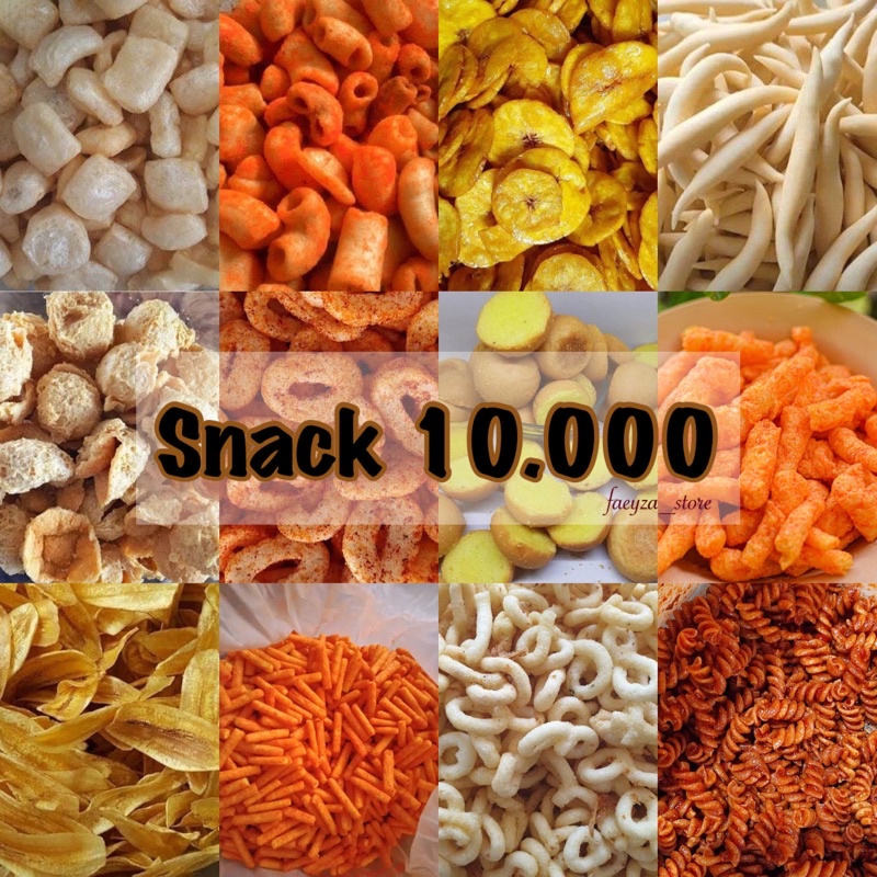 

Camilan gurih manis pedas serba 10.000