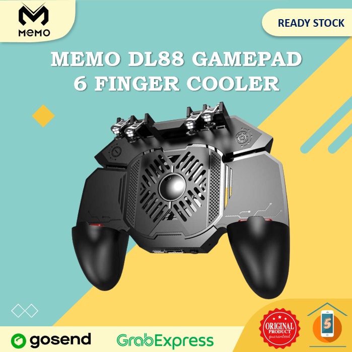 MEMO DL88 DL-88 Gamepad 6 Fingerplay Gaming Cooler Thermal Cooling Fan